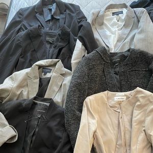 Lot of 7 Women’s work blazers